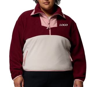 Sweat-shirt pour temps froid, prix d'usine bon marché pour les commandes en gros, couture de haute qualité avec design bicolore et logo personnalisé - Product Image 1