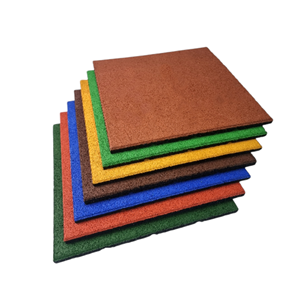 Alfombrillas de goma respetuosas con el medio ambiente Suelo de goma seguro y resistente a los golpes de alta calidad Fabricante Supersafe para fitness al aire libre - Product Image 1