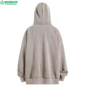 เสื้อฮู้ดดี้ฤดูหนาวแบบยูนิเซ็กซ์ ผ้าฝ้าย 100% หนัก 600 กรัม ผ้าเฟรนช์เทอร์รี่ พิมพ์โลโก้ตามสั่ง พิมพ์ลายสกรีน ประดับด้วยคริสตัล  เสื้อสเวตเชิ้ตแบบสวมหัว - Product Image 1