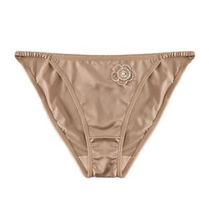 Culotte personnalisée à broderie 100% coton biologique, culotte respirante stylée, nouvelle tendance, vente en gros de culottes pour femmes - Product Image 4