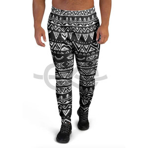Alta calidad OEM personalizado de gran tamaño Terry suelto algodón Jogger hombres pantalones de chándal de cintura alta Casual Lounge pantalones hombres de moda - Product Image 1
