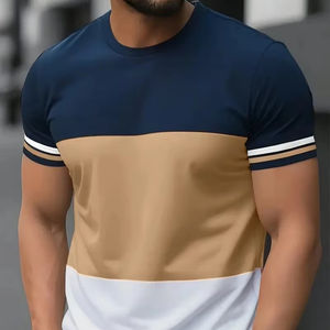 T-shirts à manches longues pour hommes 260G printemps 2026 pur coton couleur unie basique col rond sous-vêtement hommes hauts amples 11 couleurs - Product Image 1