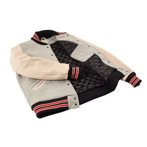 Veste universitaire de baseball collégial de style sport de club OEM design d'équipe personnalisé veste de vêtements d'extérieur pour hommes avec impression de lettres audacieuses - Product Image 3