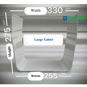 Chất lượng cao <span class=keywords><strong>PVC</strong></span> nhựa máng xối bán buôn thời tiết lợp hệ thống thoát nước dễ dàng cài đặt Việt Nam nhà máy OEM ODM - Product Image 4