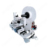 Machine d'étiquetage électrique semi-automatique HYT-60 pour bouteilles, verre, papier |   Autocollant adhésif plat haute précision sans colle sèche