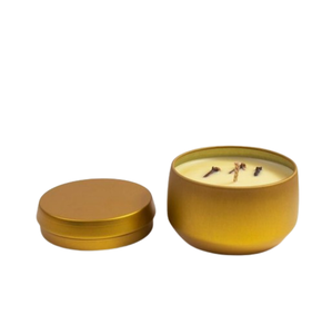 Pot à bougie Antique dernière conception Unique brillant poli forme ronde à la main en métal pot à bougie qualité exclusive décor à la maison - Product Image 3