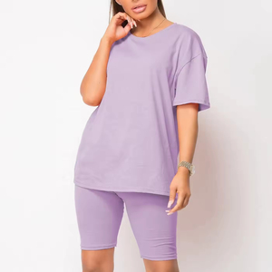 Vente en gros Ensemble 2 pièces pour femmes sur mesure Streetwear avec logo personnalisé pour femmes Ensemble décontracté pour femmes Service OEM - Product Image 5