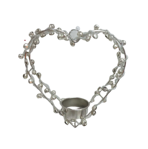 Best Selling Iron and Beads <b>Hanging</b> T <b>Light</b> <b>Holder</b> for Home Decoration Nickel Finished Handmade Wholesale in Bulk - Product Image 3