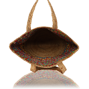 2024 Custom Bohemian Jute Tote <b>Bag</b> Eco-Friendly Crossbody Shoulder Beach Shopping Party <b>Bag</b> for <b>Ladies</b> Women's Open Letter - Product Image 3
