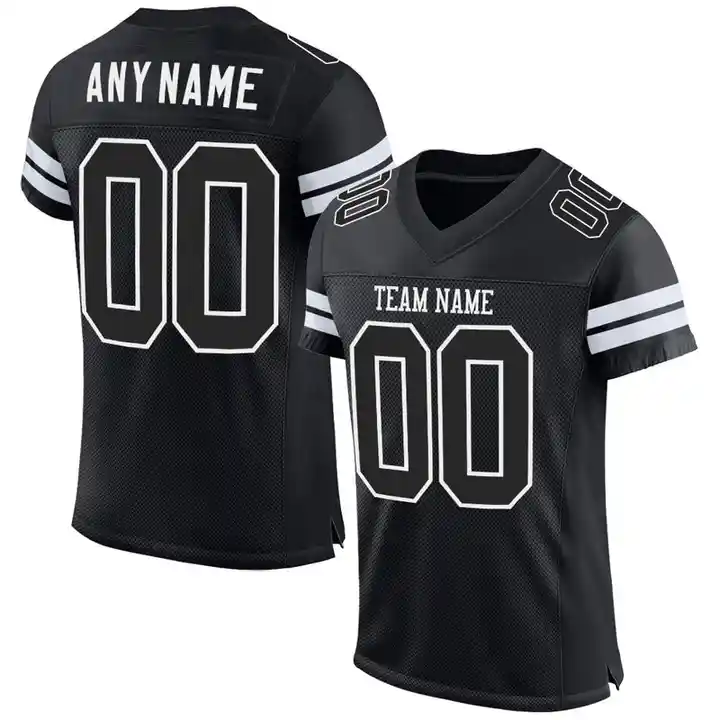 2024 Custom American Football Trikots für Männer Stickerei Team Name und Ihre Zahlen Großhandels preis OEM Breath able Custom