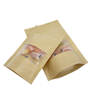Bolsa de Embalaje de Alimentos con Cierre Hermético y a Prueba de Olores, Bolsa de Papel Kraft Bopp, Bolsa de Embalaje de Papel Kraft - Product Image 2