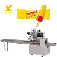 KV helado Bar de palitos de helado máquina de embalaje de almohada de máquina de embalaje