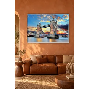 Impresión en lienzo del Puente de la Torre de Londres al atardecer de Fida - Product Image 2