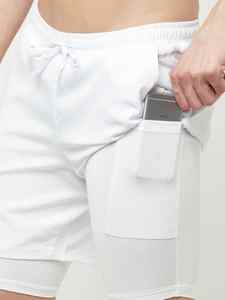 Custom 2 1 Lace Mesh Spandex Athletic Double-<b>Layer</b> Eco-Friendly Quick-Dry Breathable Men's Workout Gym Running Basketball Shorts - Product Image 5