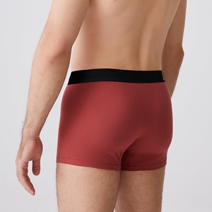 2025 Latest Style <b>Men's</b> Mid-Rise Underwear 95% <b>Bamboo</b> 5% Spandex Custom Printed Breathable Knitted <b>Boxer</b> Vietnam - Product Image 3