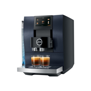 Machine à café semi-automatique Z10 pour boissons chaudes et froides avec boîtier en aluminium et application de voiture en verre - Product Image 1