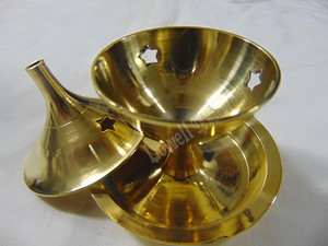 ที่จุดธูปโลหะโบราณเคลือบทองใช้กลิ่นหอมดีไซน์ใหม่ล่าสุดของผู้ผลิตอินเดีย - Product Image 4