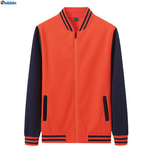 Chaqueta Universitaria para Hombre, Estilo Moderno y Popular, Personalizable con Letras de Béisbol, 100% Poliéster, Bordado Fino, Cuello Alto, Tallas Grandes - Product Image 3