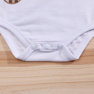 2 ชิ้น IURNXB ชุดบอดี้สูทลายหมีสำหรับทารกชุดเสื้อผ้าเด็กแขนสั้นสำหรับเด็กผู้ชายซูสเป - Product Image 5