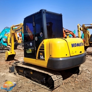 รถขุดขนาดเล็ก Komatsu PC56 มือสอง กำไรสูง ราคาถูก 5-6 ตัน พร้อมมอเตอร์ เครื่องยนต์ เกียร์ ปั๊มเกียร์ ลูกปืน PLC - Product Image 4