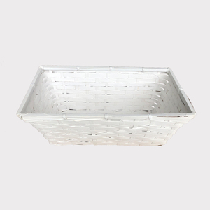Cesta de almacenamiento de bambú 2024, regalo de Navidad artesanal de Vietnam, bandeja de mimbre Rectangular única, bandeja de mimbre rectangular Vietnam - Product Image 1