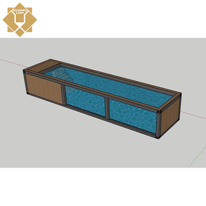 Piscina de Contenedor Marítimo de 30 pies/40 pies para Villa, con Calefacción, Circulación de Agua, Iluminación Subacuática Automática - Product Image 5