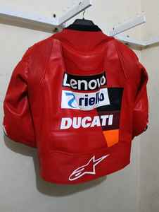 Traje de Carreras de Motociclismo de Cuero Rojo de una Pieza, Precio de Mayoreo, Ropa de Carreras de Motos y Automóviles, Traje de Motociclista Transpirable - Product Image 4