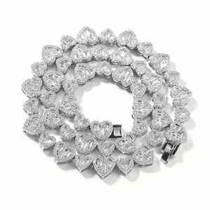 Collier chaîne en argent 925 serti de moissanite VVS Clarity, nouvelle tendance, pour mariage, anniversaire - Hip Hop pour homme et femme, haute joaillerie - Product Image 2