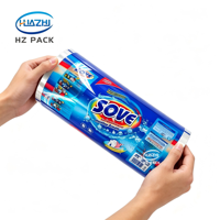 Rouleaux de films plastiques souples laminés PET de haute qualité pour emballages de sachets de lessive, de lotions et de produits alimentaires, résistants à l'humidité