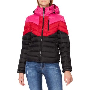 Dernière conception, veste matelassée en toile tricotée 100 % polyester imperméable et respirante pour femme, style unique et tendance, automne-hiver - Product Image 1