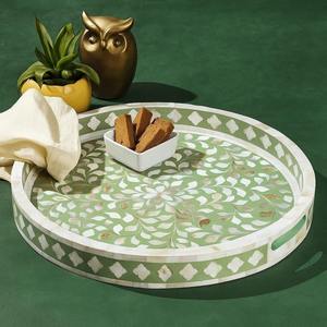 ไม้ถูพื้นแบบฝังลายกระดูกถาดเสิร์ฟแม่ของไข่มุกของใช้ในบ้านโรงแรมดีไซน์ล่าสุด - Product Image 3