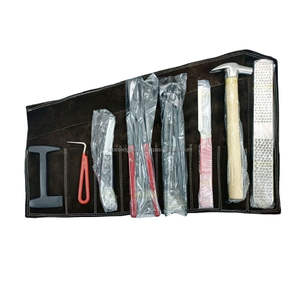 Kit d'outils de qualité allemande Kit d'outils de maréchal-ferrant pour instruments vétérinaires Outils de sabot d'usine direct Ensemble de coupe de sabot en acier inoxydable - Product Image 6