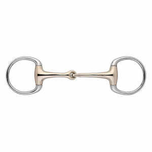 Logotipo personalizado Sensogen Horse Producto estable Nueva broca articulada Eggbutt Boquilla de latón Western HS Acero inoxidable de alta calidad - Product Image 2