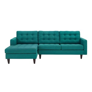 SFL68013 L-Shaped Corner <b>Sofa</b> Convertible Upholstered in Fabric <b>for</b> Home Living Room Apartment with <b>Sponge</b> Filling Legs Included - Product Image 1