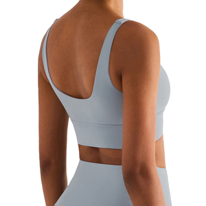 Soutien-gorge de sport à fort impact pour femmes 80% NYLON 20% SPANDEX Soutien-gorge de yoga pour l'entraînement - Product Image 6
