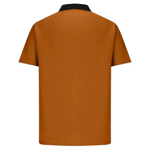 เสื้อโปโลผ้าฝ้ายถักสำหรับผู้ชายเสื้อวินเทจแขนสั้นสไตล์ลำลองสำหรับฤดูร้อน - Product Image 6