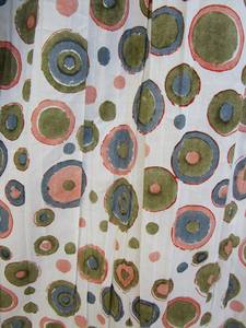 Bloc de coton imprimé robe femmes portent main bloc imprimé longue robe vêtements d'été décontracté tunique ample et coupe confortable robe ensemble - Product Image 3