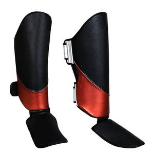 Espinilleras de alta calidad fabricadas en Pakistán, diseño de logotipo personalizado, espinilleras profesionales de boxeo al por mayor - Product Image 3