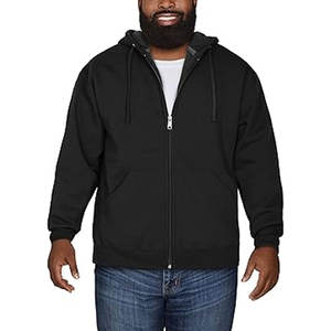 Sweat à capuche en molleton pour hommes Top décontracté de couleur unie avec poche Kanga Nouvelle mode Sweat à capuche en coton avec fermeture éclair Nouveau design Sweat à capuche avec logo personnalisé - Product Image 1