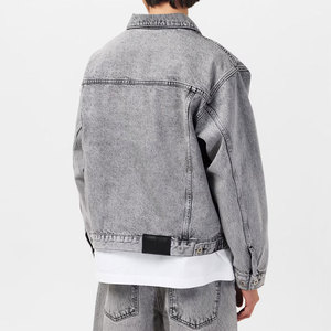 Vestes en jean pour hommes surdimensionnées et multicolores personnalisées/Personnalisez votre propre logo et concevez des vestes en jean pour hommes - Product Image 2