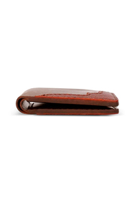 Cartera Corta de Cuero Genuino para Hombre, Elegante y de Alta Calidad, Forro Ligero de Poliéster, Diseño de Logotipo Personalizado, Porta Tarjetas Premium OEM - Product Image 3
