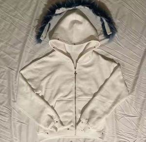 Alta calidad con capucha Streetwear Sudadera de lana French Terry Estilo vintage Invierno 100% Algodón - Product Image 1