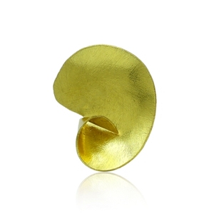 Romantic Vintage Statement Fashion <b>Rings</b> Brass Gold Plated Inlay Jewelry Geometric Shape Unisex for Gift - Product Image 1