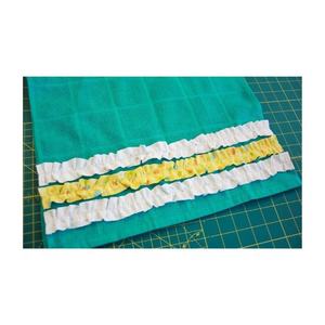 Brodé uni durable 100% coton lin décor à la maison personnalisé numérique imprimé cuisine Golf serviette accessoires en vente - Product Image 4