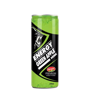 Bebidas Energéticas al por Mayor, Bebida Energética con Sabor a Manzana de 250 ml, Muestra Gratuita, Diseño Gratuito de Marca Privada - Product Image 1