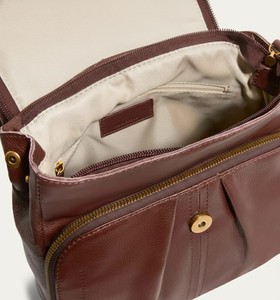 Mochila de Viaje Casual de Cuero Genuino para Mujer, Ligera, de Gran Capacidad, Estilo Vintage, Color Rojo Marrón, con Textura Suave - Product Image 2