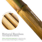 Poteaux de bambou naturel écologique Longueur personnalisée de l'usine du Vietnam pour la décoration et la conception - Product Image 6