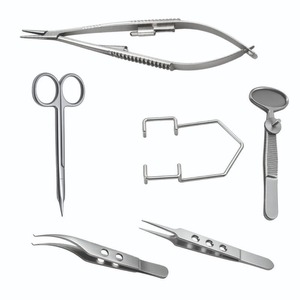 Juego de Instrumentos Quirúrgicos Oftálmicos Manuales de Primera Calidad, Herramientas Microquirúrgicas de Acero Inoxidable Reutilizables, Equipo para Hospitales Veterinarios - Product Image 6