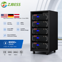 Batería de Litio Solar de 10.24kWh Tipo Rack, 51.2V 200Ah con CAN RS485 para Sistema de Almacenamiento con Inversor Híbrido