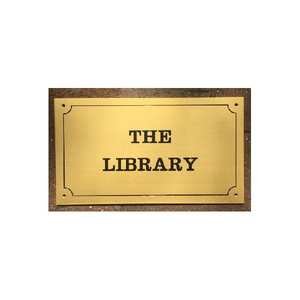 Plaque d'identification en métal en laiton Unique personnalisée en or avec Logo personnalisé en vrac pour plaque signalétique plaquée or personnalisable - Product Image 1